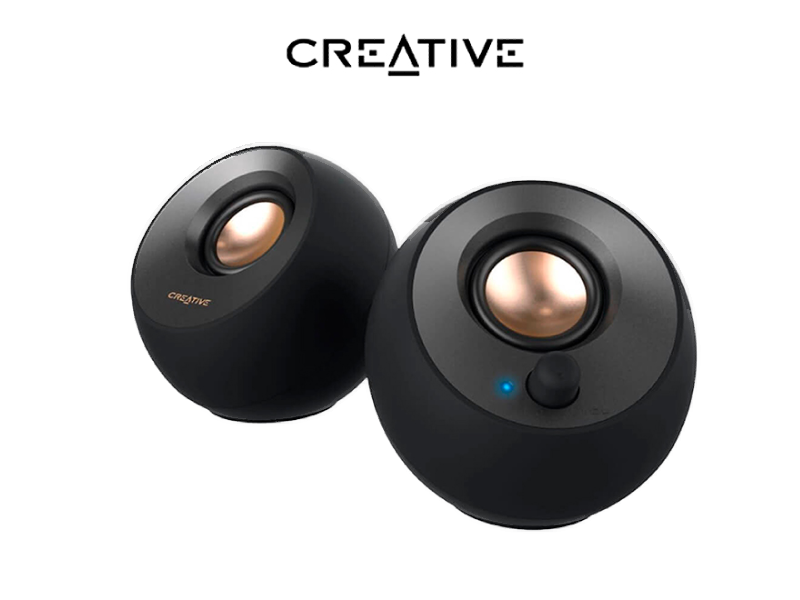PARLANTES CREATIVE PEBBLE BLACK USB 2.0 51MF1680AA000